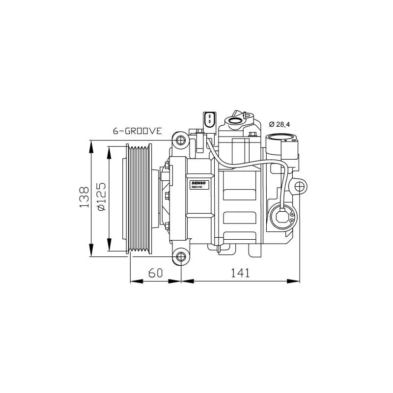 Compresseur, climatisation NRF 32512G