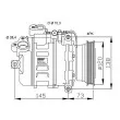 Compresseur, climatisation NRF 32518G - Visuel 1
