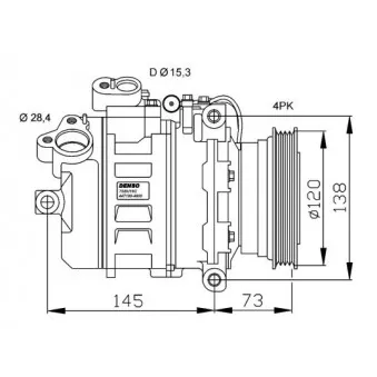 Compresseur, climatisation NRF 32518G