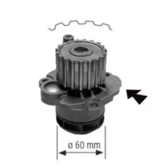 Pompe à eau MAHLE CP 557 000S