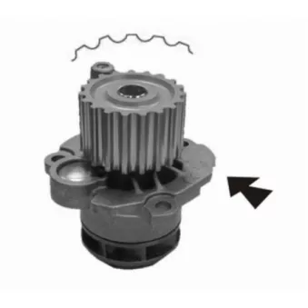 Pompe à eau MAHLE CP 58 000S