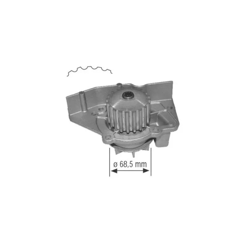 Pompe à eau MAHLE CP 68 000S