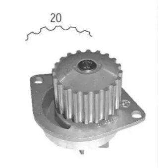 Pompe à eau MAHLE CP 78 000S