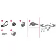 Pompe à eau + kit de courroie de distribution MAHLE CPK 102 000P - Visuel 1