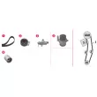Pompe à eau + kit de courroie de distribution MAHLE CPK 106 000P - Visuel 2