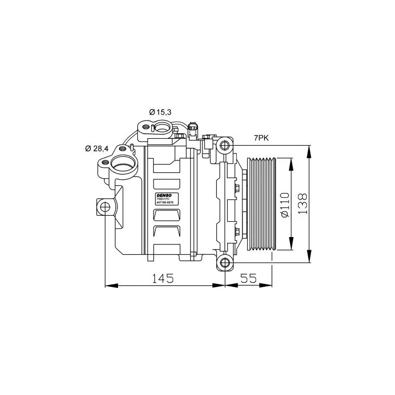 Compresseur, climatisation NRF 32524G