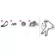 Pompe à eau + kit de courroie de distribution MAHLE CPK 112 000P - Visuel 2