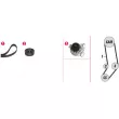 Pompe à eau + kit de courroie de distribution MAHLE CPK 127 000P - Visuel 2