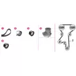 Pompe à eau + kit de courroie de distribution MAHLE CPK 13 000P - Visuel 2