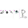 Pompe à eau + kit de courroie de distribution MAHLE CPK 136 000P - Visuel 2