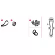 Pompe à eau + kit de courroie de distribution MAHLE CPK 3 000P - Visuel 2