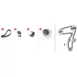 Pompe à eau + kit de courroie de distribution MAHLE CPK 57 000P - Visuel 2