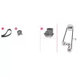 Pompe à eau + kit de courroie de distribution MAHLE CPK 65 000P - Visuel 2