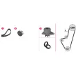 Pompe à eau + kit de courroie de distribution MAHLE CPK 8 000P - Visuel 2