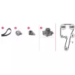 Pompe à eau + kit de courroie de distribution MAHLE CPK 82 000P - Visuel 2