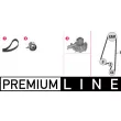 Pompe à eau + kit de courroie de distribution MAHLE CPK 97 000P - Visuel 1