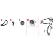 Pompe à eau + kit de courroie de distribution MAHLE CPK 99 000P - Visuel 2