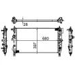 Radiateur, refroidissement du moteur MAHLE CR 1011 000S - Visuel 1