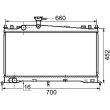 Radiateur, refroidissement du moteur MAHLE CR 1020 000S - Visuel 1