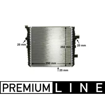 Radiateur, refroidissement du moteur MAHLE CR 1028 000P