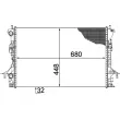 Radiateur, refroidissement du moteur MAHLE CR 1061 000P - Visuel 1