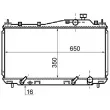 Radiateur, refroidissement du moteur MAHLE CR 1070 000S - Visuel 1