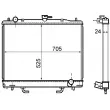 Radiateur, refroidissement du moteur MAHLE CR 1072 000S - Visuel 1