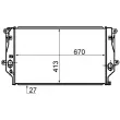 Radiateur, refroidissement du moteur MAHLE CR 1082 000S - Visuel 1