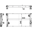 Radiateur, refroidissement du moteur MAHLE CR 1085 000P - Visuel 1