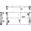 Radiateur, refroidissement du moteur MAHLE CR 1086 000P - Visuel 1