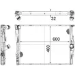 Radiateur, refroidissement du moteur MAHLE CR 1087 000S - Visuel 2