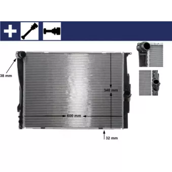 Radiateur, refroidissement du moteur MAHLE CR 1088 000S