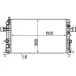 Radiateur, refroidissement du moteur MAHLE CR 1091 000S - Visuel 2
