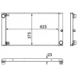 Radiateur, refroidissement du moteur MAHLE CR 1093 000P - Visuel 1