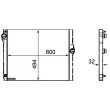 Radiateur, refroidissement du moteur MAHLE CR 1094 000P - Visuel 2