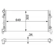 Radiateur, refroidissement du moteur MAHLE CR 1096 000S - Visuel 2