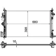 Radiateur, refroidissement du moteur MAHLE CR 1097 000P - Visuel 2