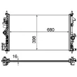 Radiateur, refroidissement du moteur MAHLE CR 1099 000P - Visuel 2