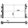 Radiateur, refroidissement du moteur MAHLE CR 1100 000P - Visuel 1