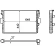 Radiateur, refroidissement du moteur MAHLE CR 1106 000P - Visuel 2