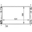 Radiateur, refroidissement du moteur MAHLE CR 1140 000S - Visuel 2