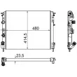 Radiateur, refroidissement du moteur MAHLE CR 1145 000P - Visuel 2