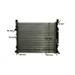 Radiateur, refroidissement du moteur MAHLE CR 1155 000P - Visuel 3