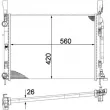 Radiateur, refroidissement du moteur MAHLE CR 1156 000P - Visuel 1