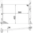 Radiateur, refroidissement du moteur MAHLE CR 1156 000S - Visuel 1