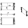 Radiateur, refroidissement du moteur MAHLE CR 1173 000P - Visuel 2