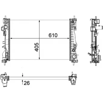Radiateur, refroidissement du moteur MAHLE
