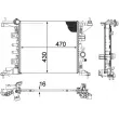 Radiateur, refroidissement du moteur MAHLE CR 1187 000P - Visuel 2