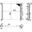 Radiateur, refroidissement du moteur MAHLE CR 1190 000P - Visuel 1