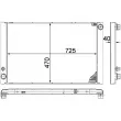 Radiateur, refroidissement du moteur MAHLE CR 1204 000P - Visuel 2